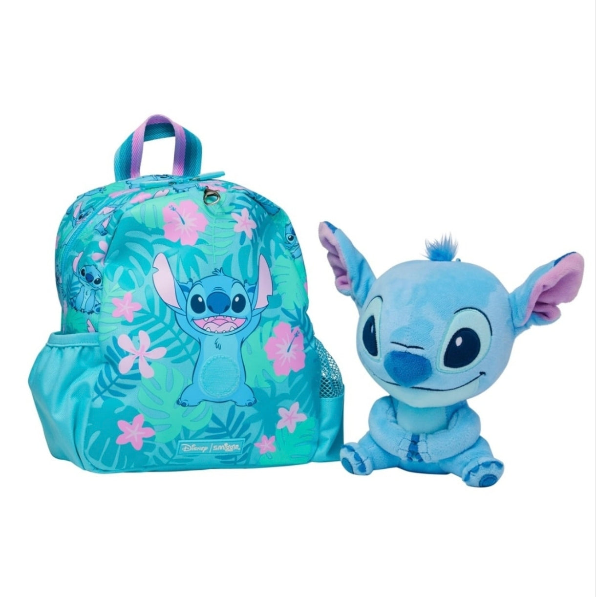 Smiggle stitch tiny backpack with detachable plush