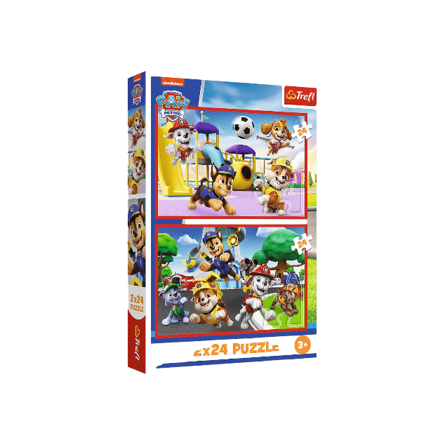 Trefl 2 x 24 pcs paw patrol puzzle