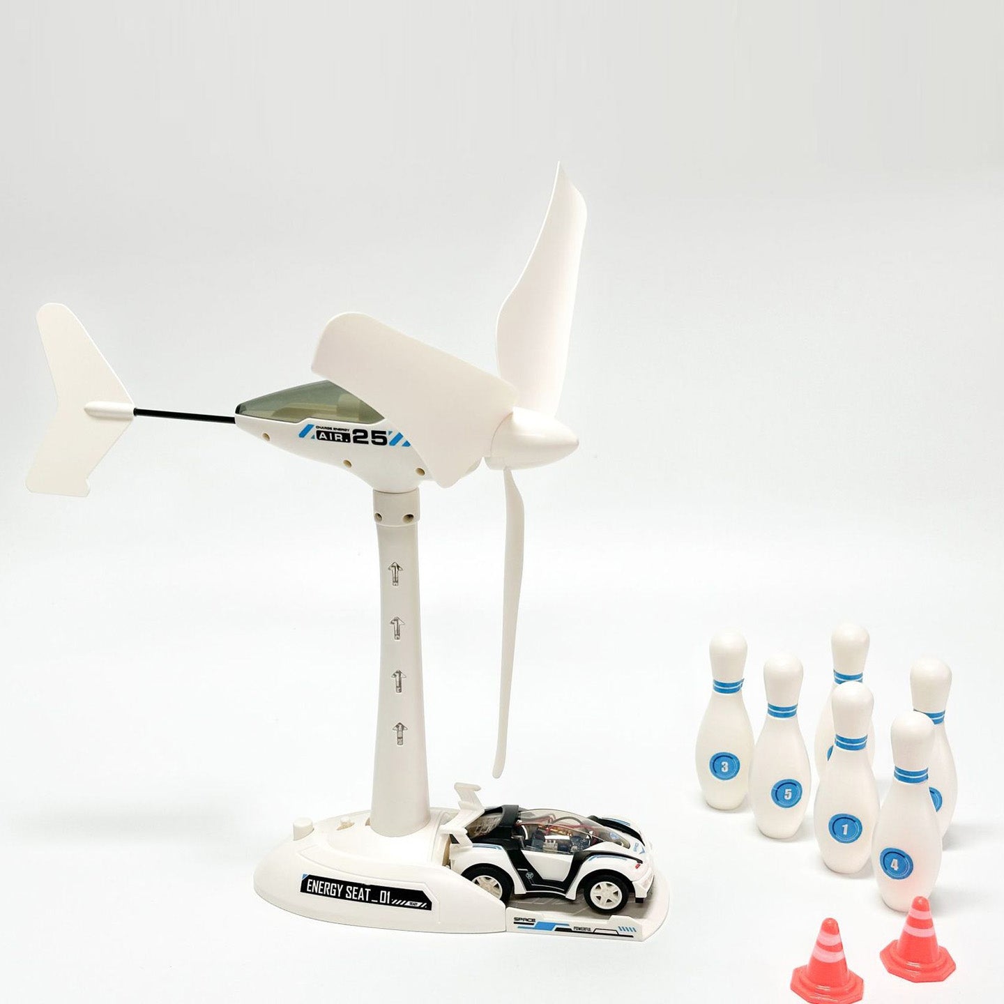 Wind energy charging car