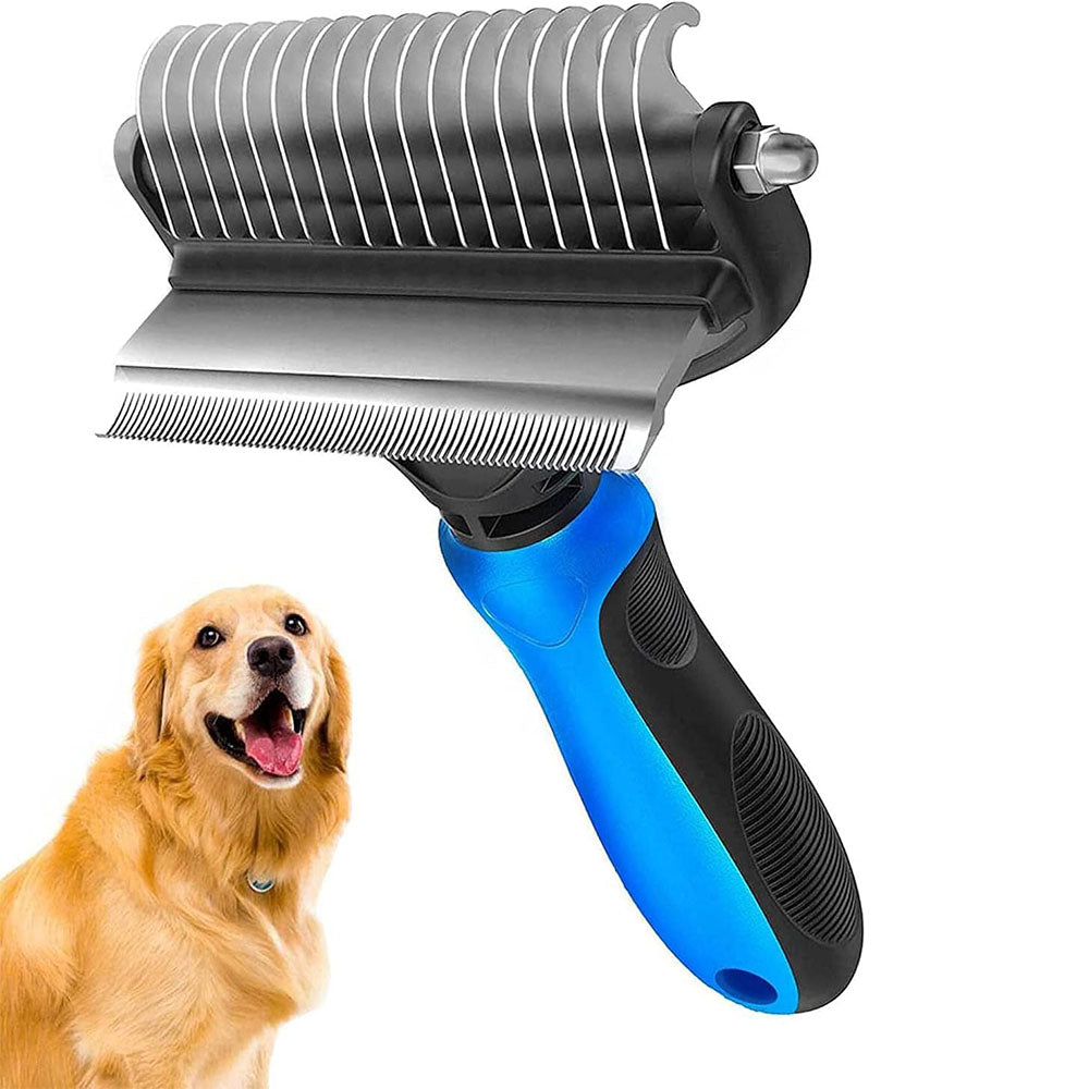 Pet grooming brush