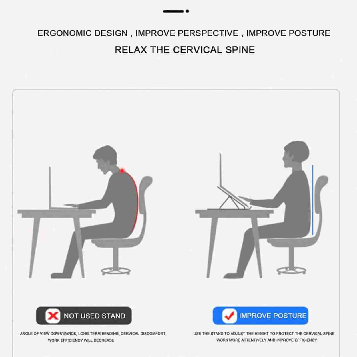 Adjustable laptop stand