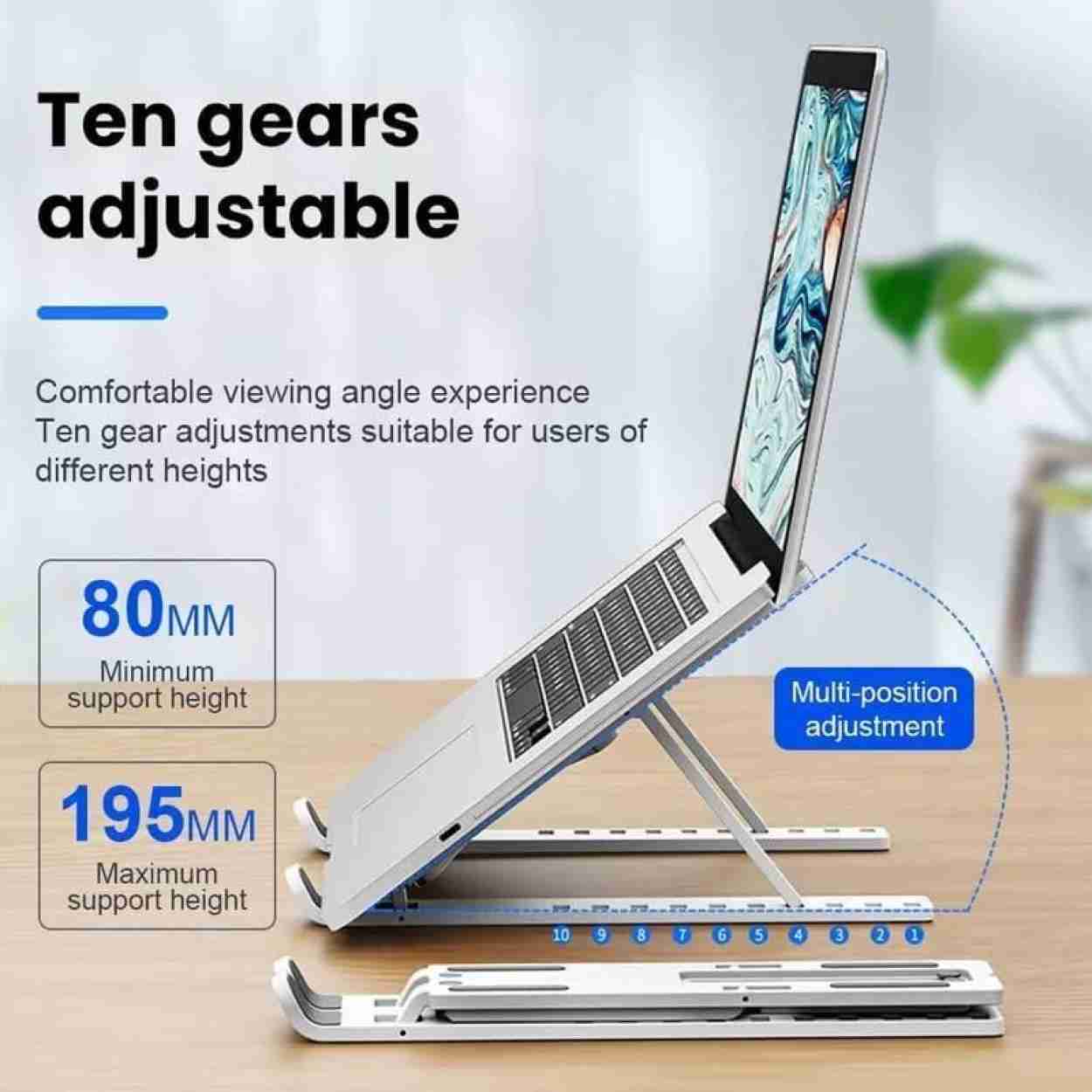 Adjustable laptop stand