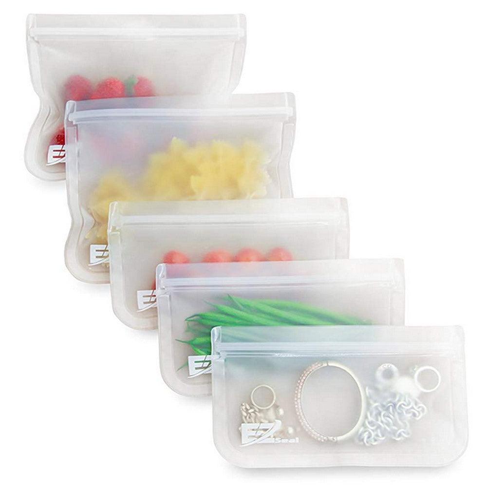 Reusable silicone storage bag