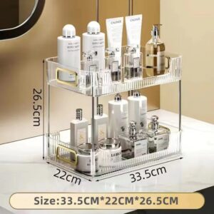 2 racks transparent organizer