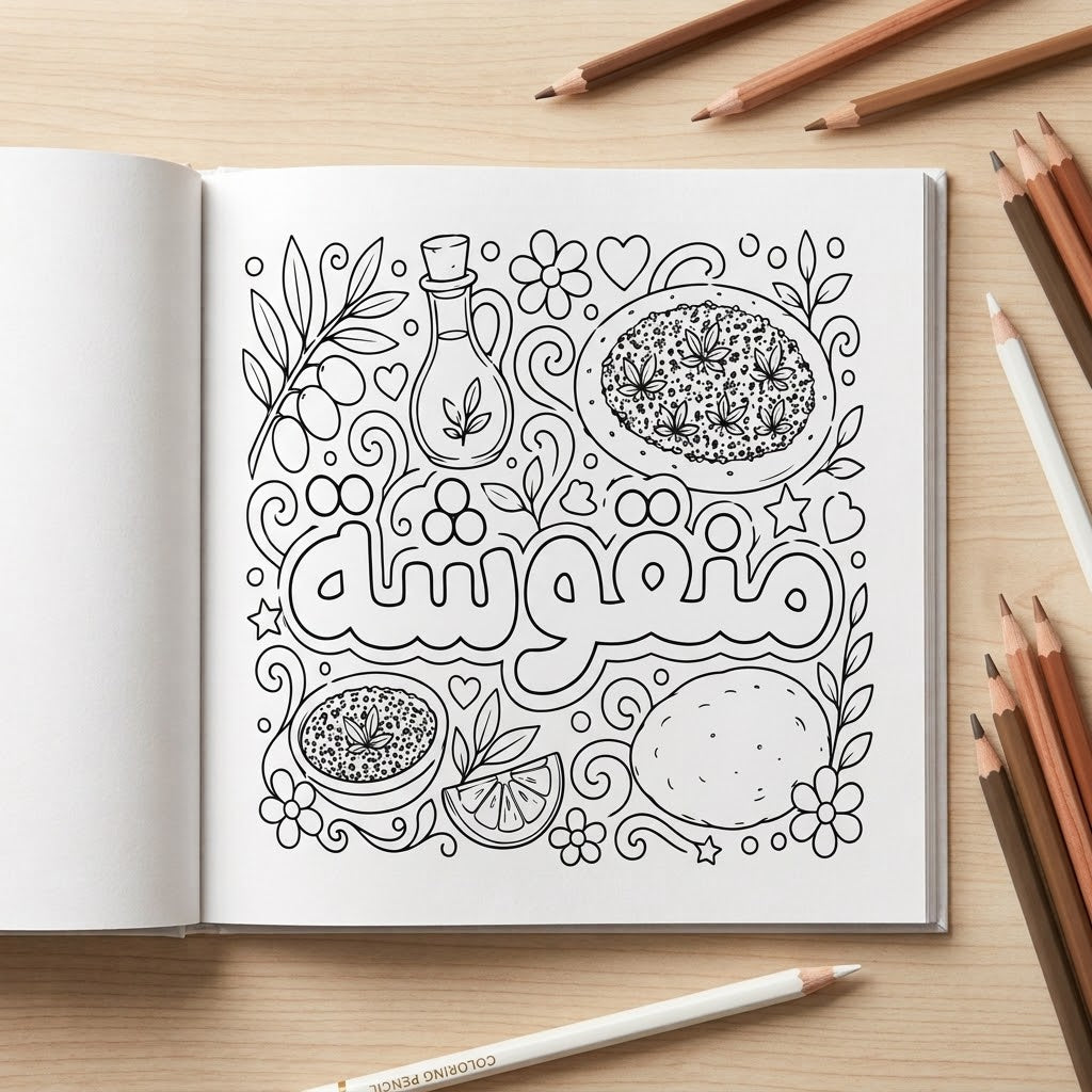 My Lebanon mandala coloring book