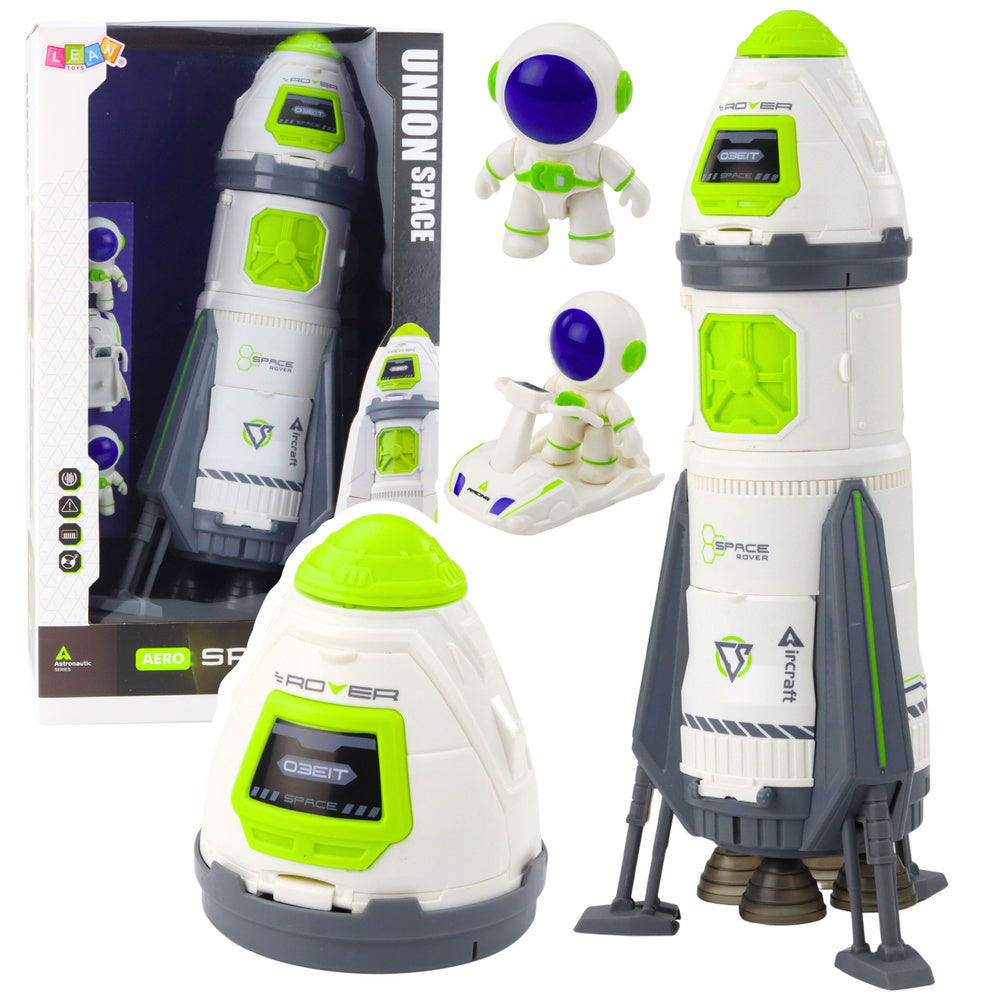 Space rocket set with sound and light