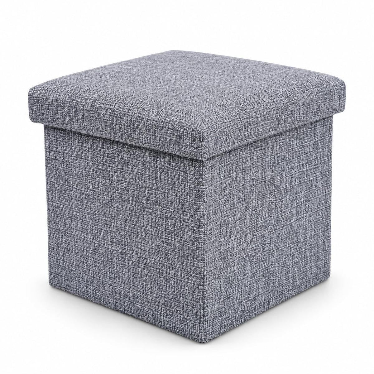 Foldable storage stool