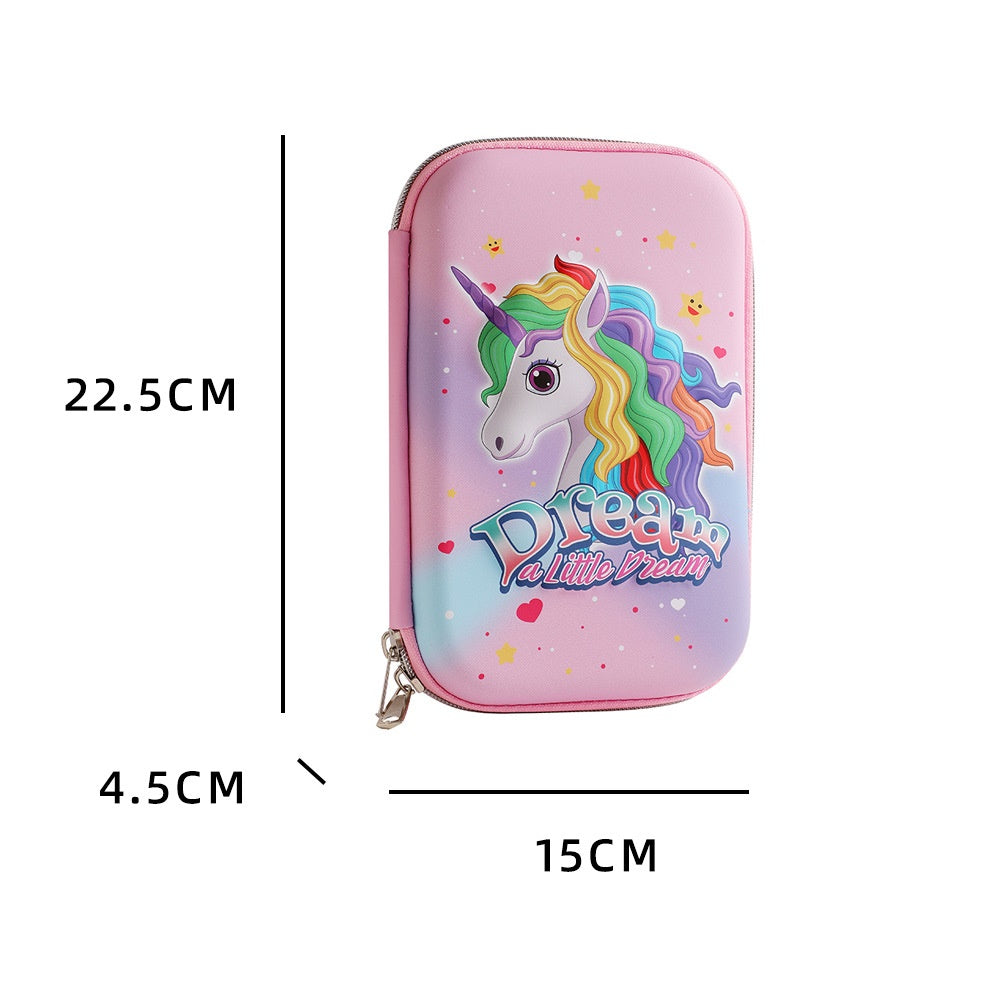 Unicorn pencil case - large