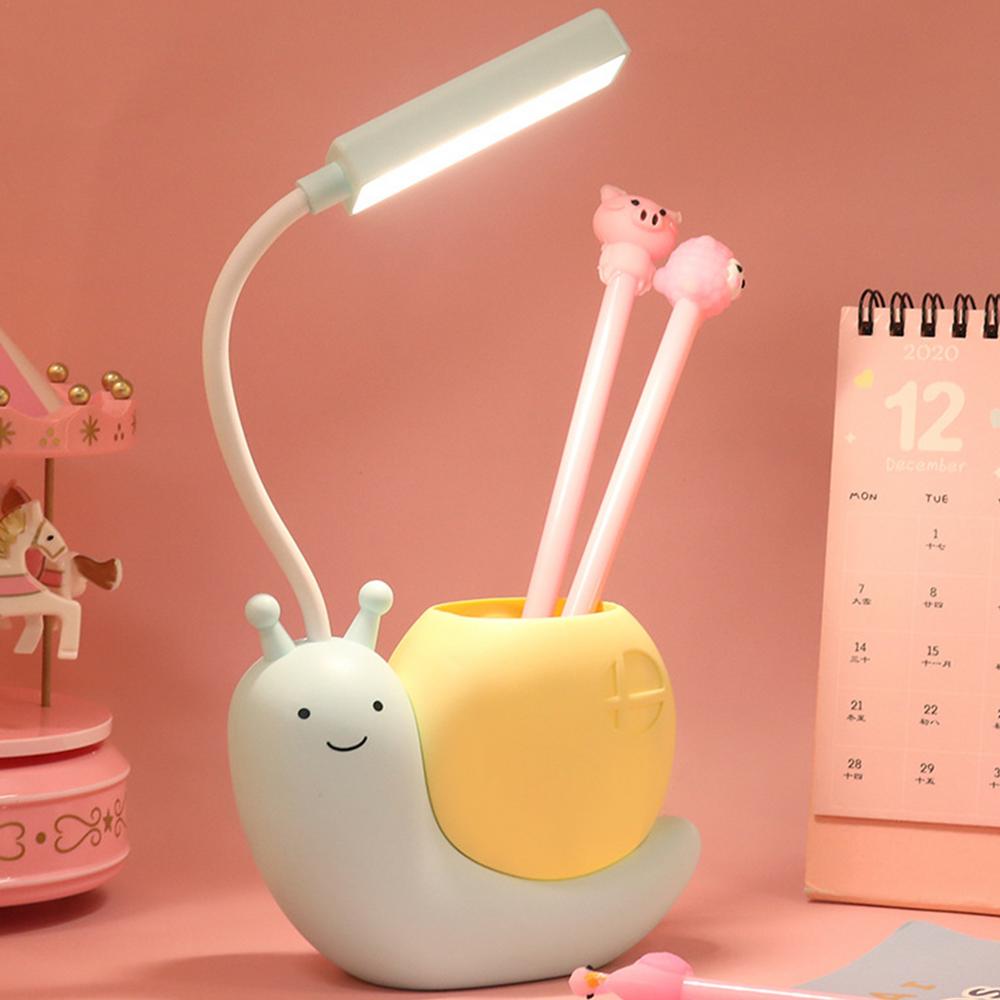 Snail lamp & pen holder