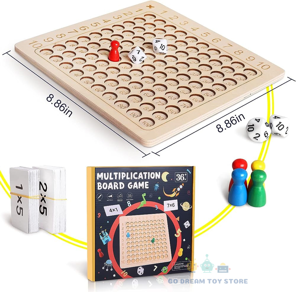 Multiplication board game