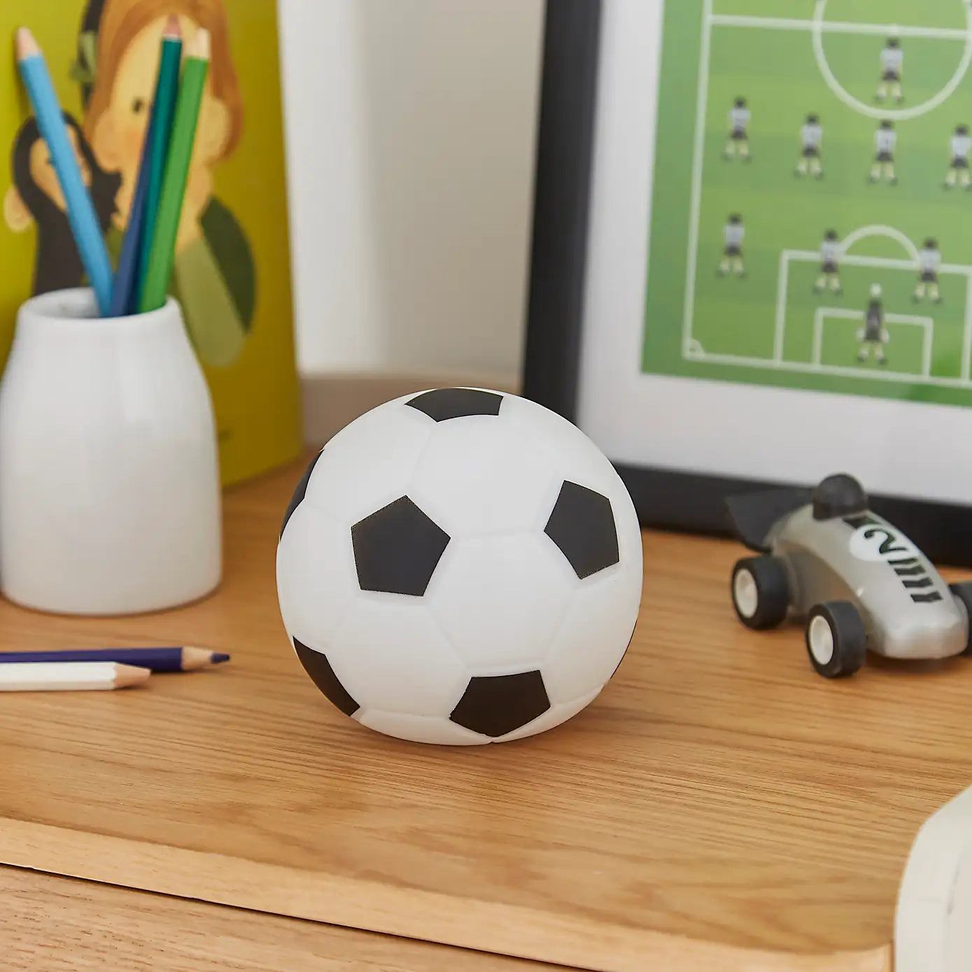 cute silicone football lamp