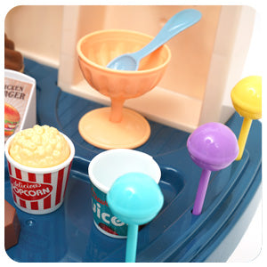 2 in 1 supermarket and trolley set