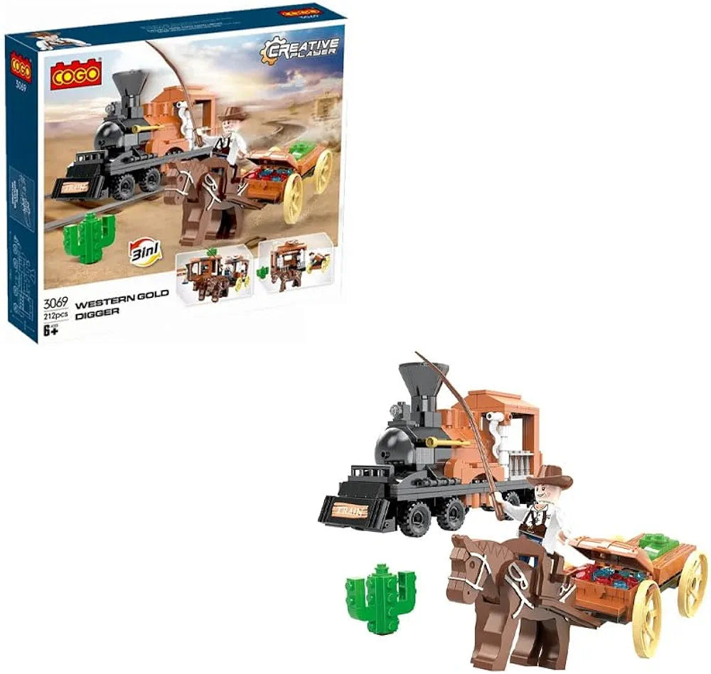 COGO western gold digger 212 pcs