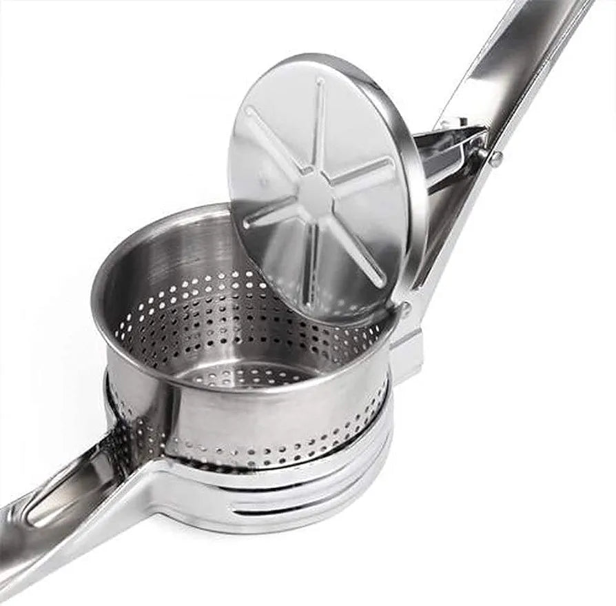 Stainless steel potato masher