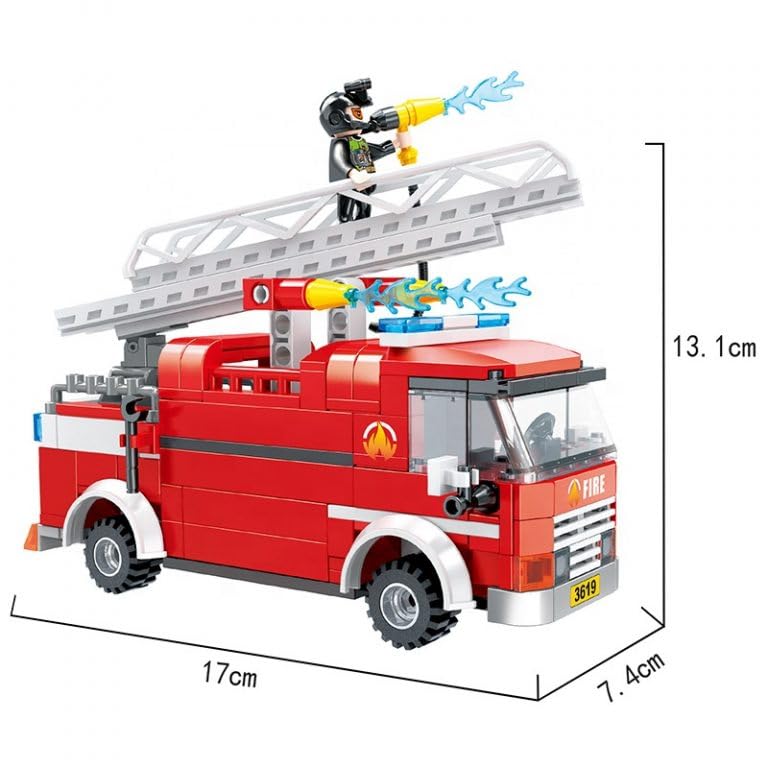 COGO fire station set 411 pcs