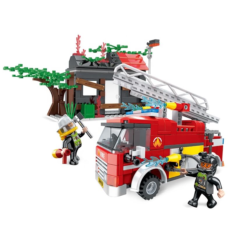 COGO fire station set 411 pcs