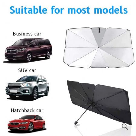 Car sunshade umbrella with cover