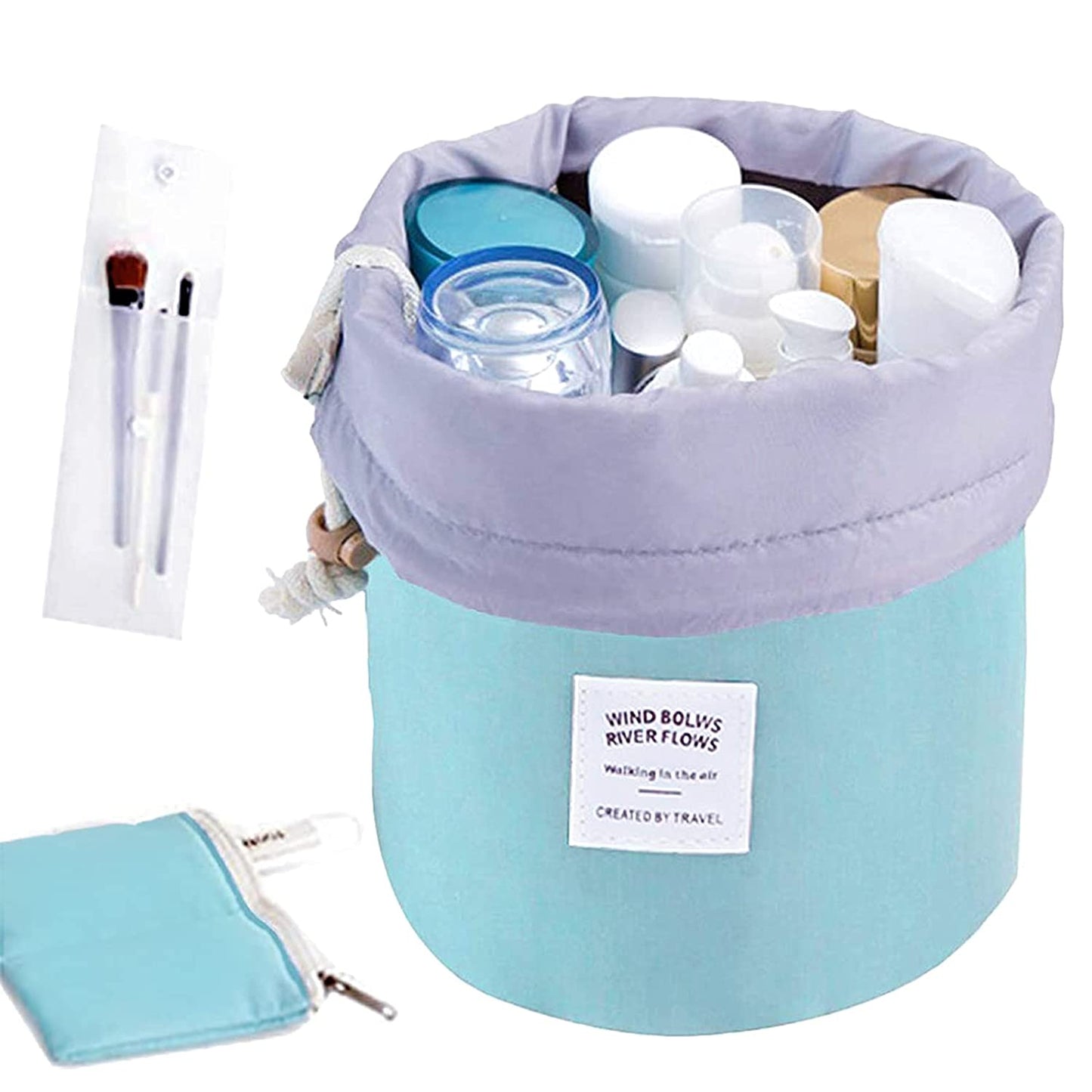 Multifunctional round storage bag