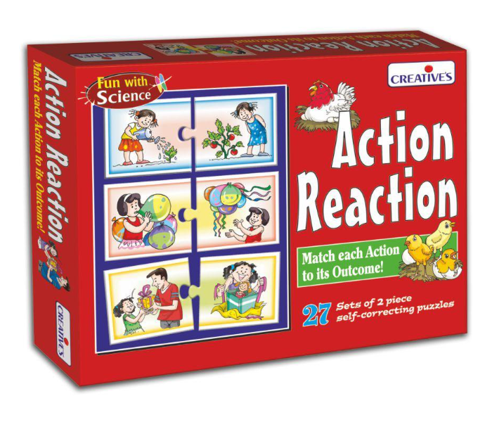 Creatives action reaction puzzle