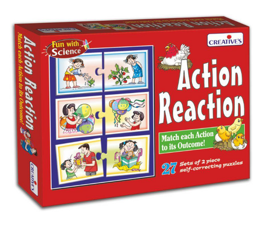 Creatives action reaction puzzle