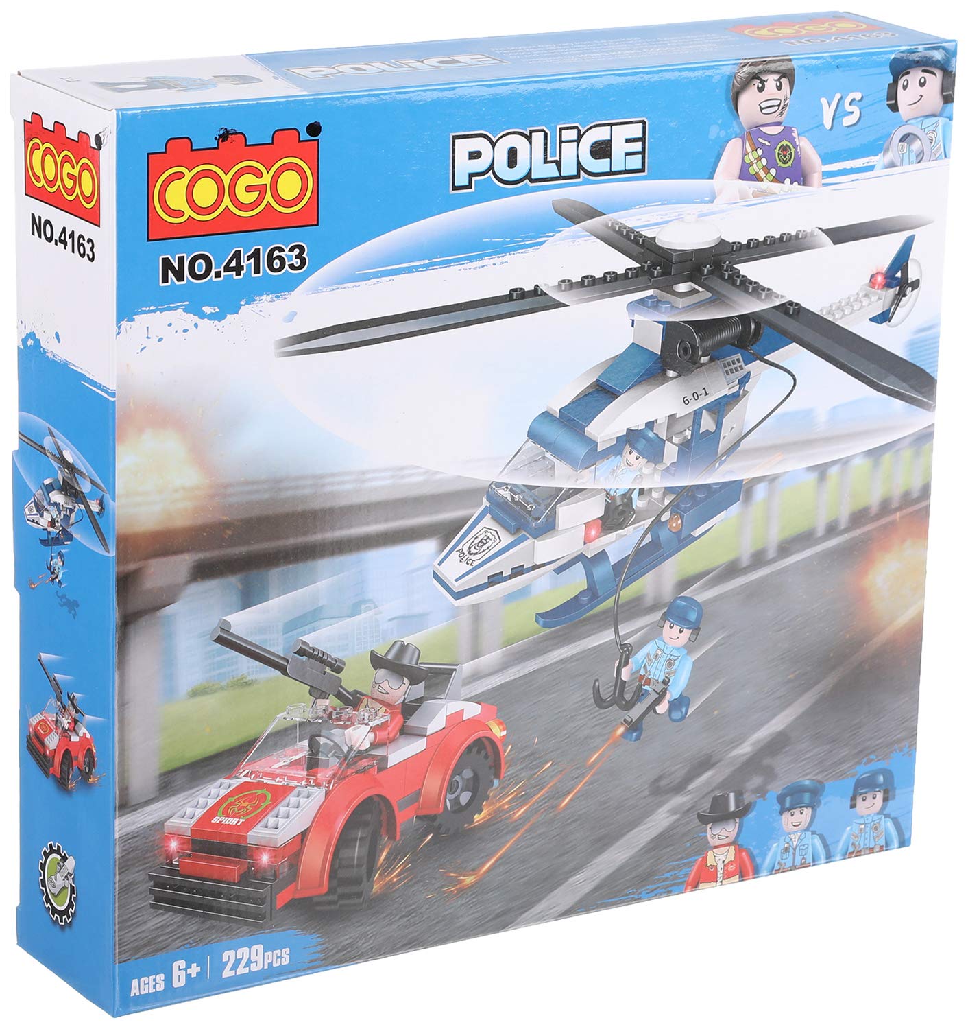 COGO police set 229 pcs