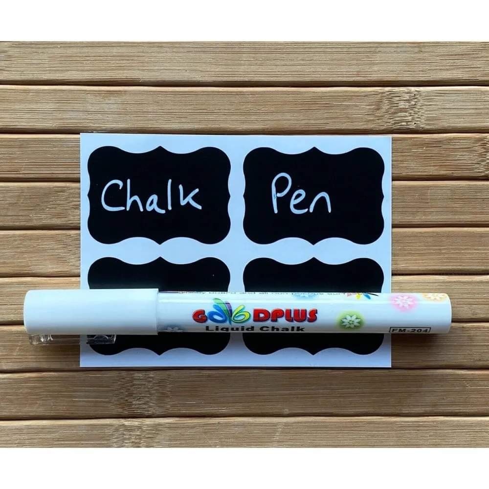 Chalkboard Labels with Pen