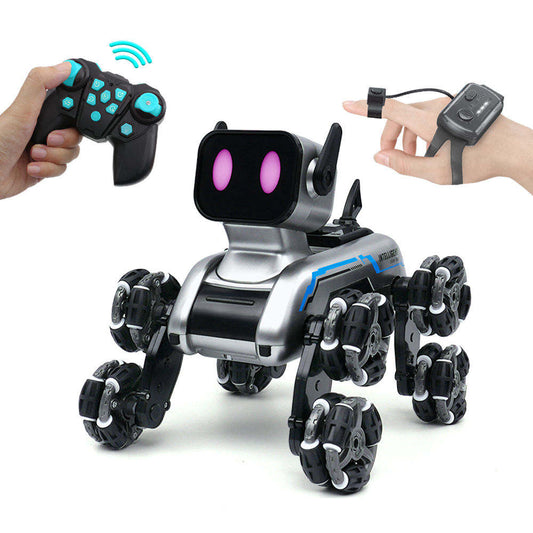 8 wheels stunt robot dog