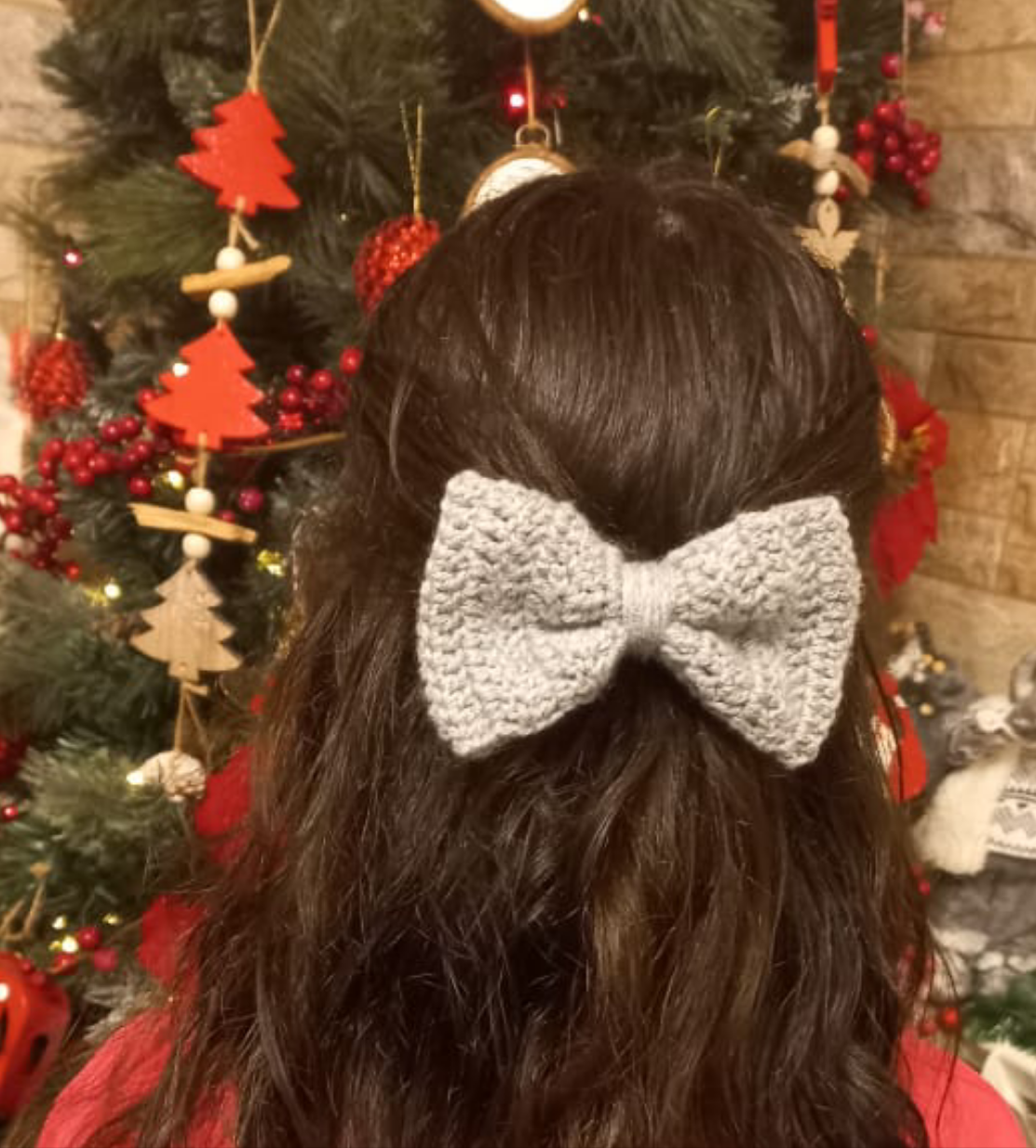 Crochet - Fabric hair bows