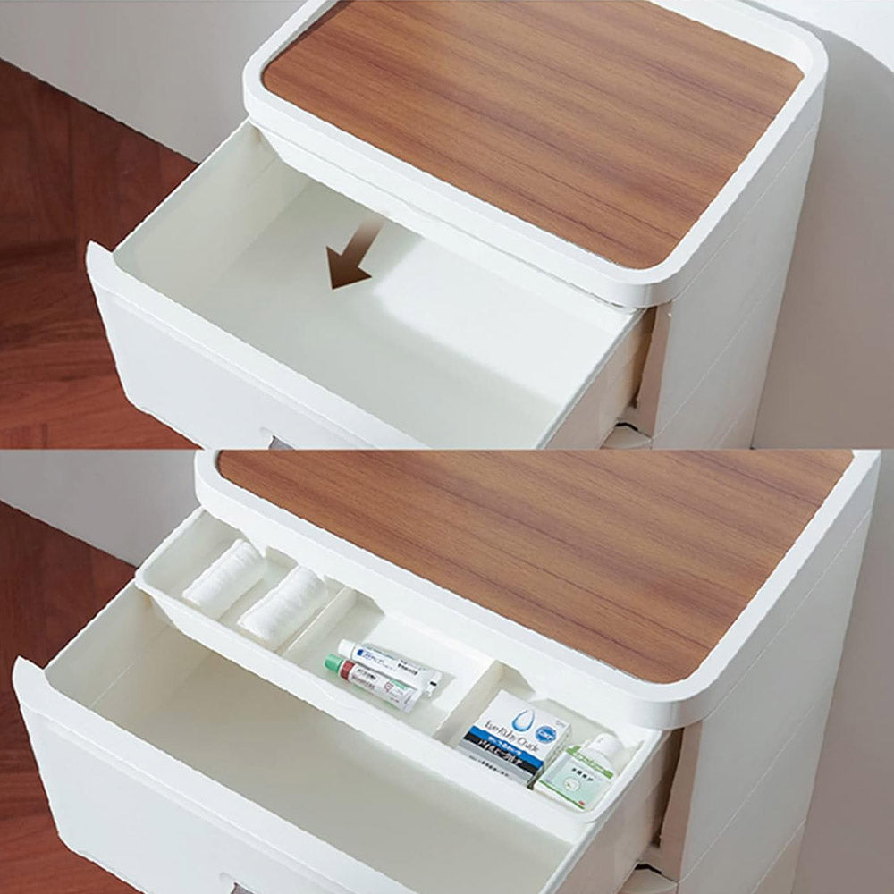 4 drawers storage cabinet