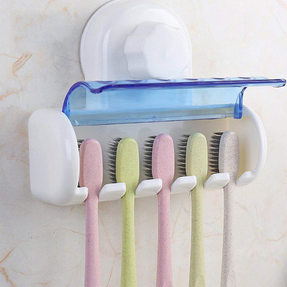 Suction cup toothbrush holder