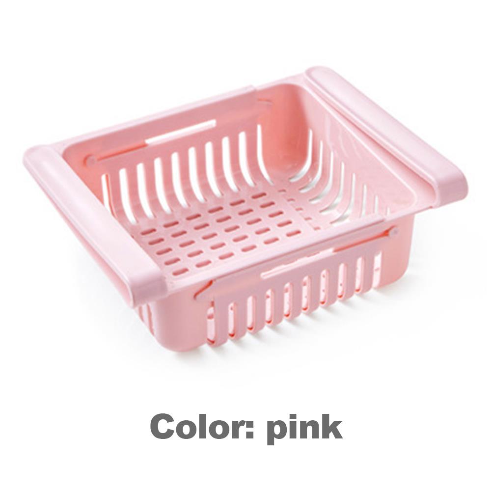 Pull out refrigerator storage basket