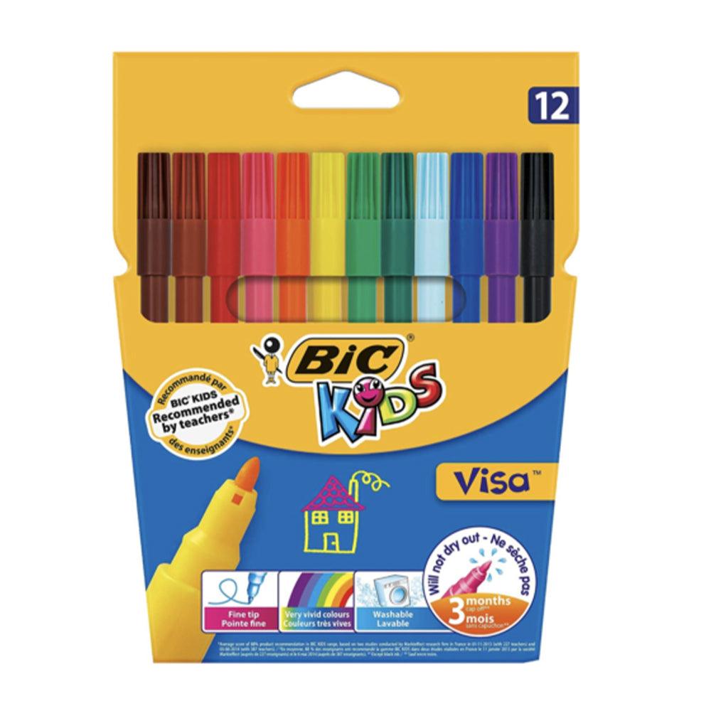 Bic 12 coloring pens