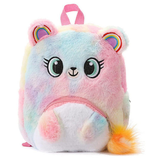 Plush fuzzy backpack