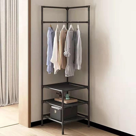 Corner coat rack - 2/3 shelves