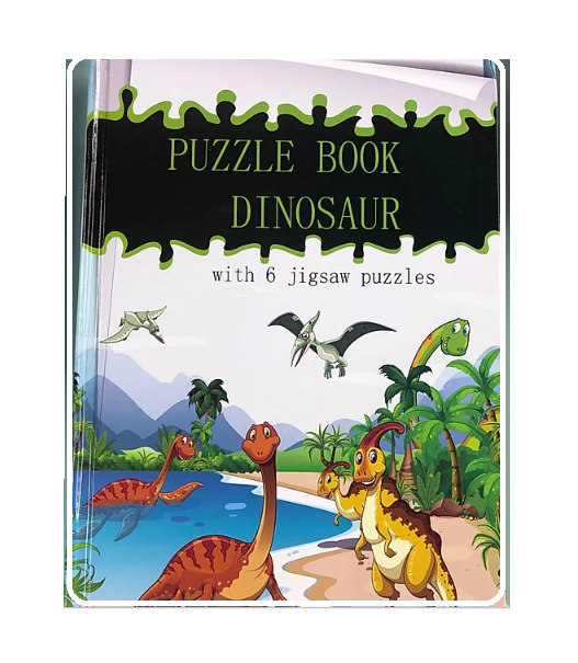 6 pages puzzle book