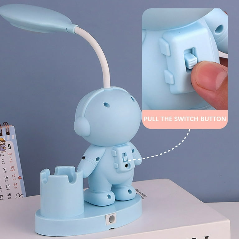 Astronaut lamp & pencil holder