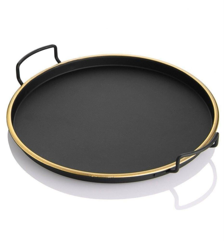 Metal tray - black