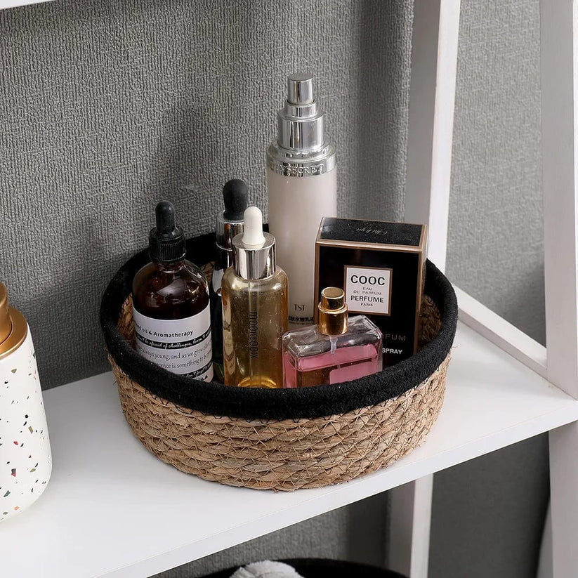 Rattan Basket set of 3 - Black