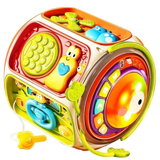 9 in 1 toddler activity hexagon