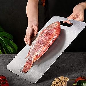 Stainless steel cutting board