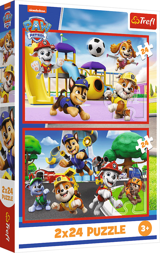 Trefl 2 x 24 pcs paw patrol puzzle