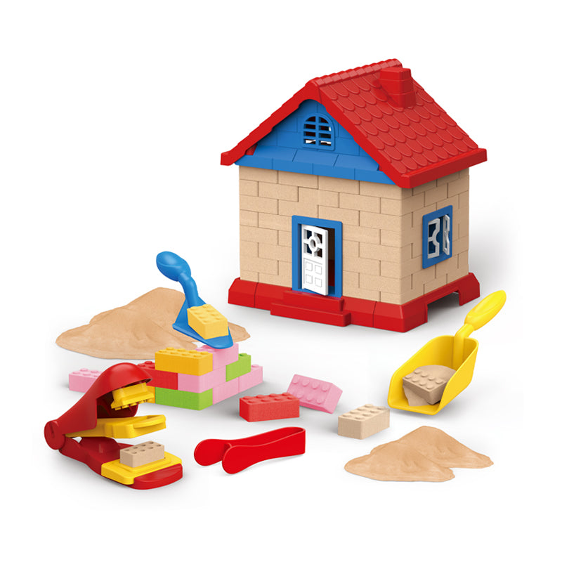 Magic sand build house