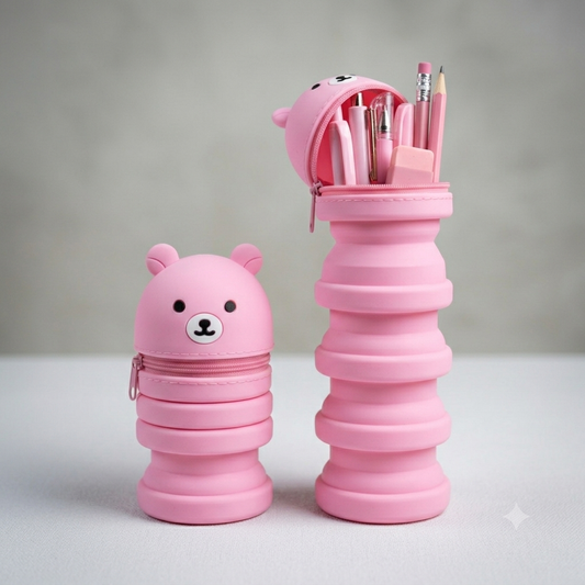Silicone pencil case