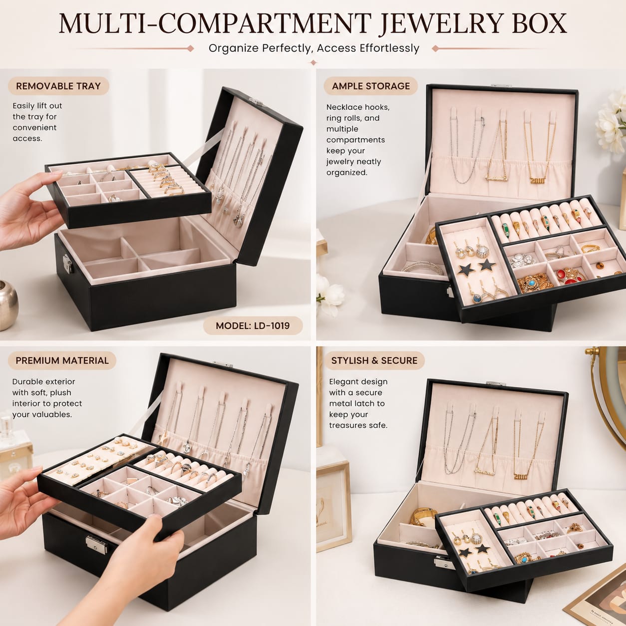 Elegant jewelry box
