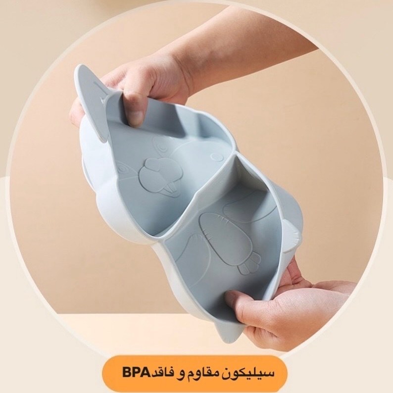 Rabbit silicone tableware