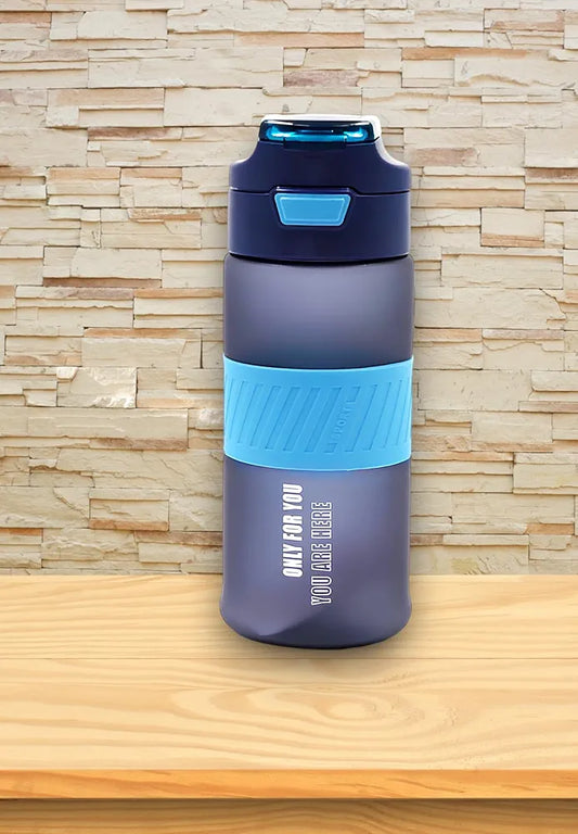 Gym bottle with silicone belt