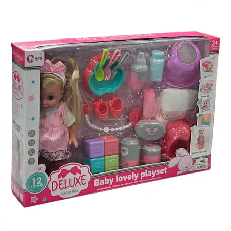 Doll with 20 accessories