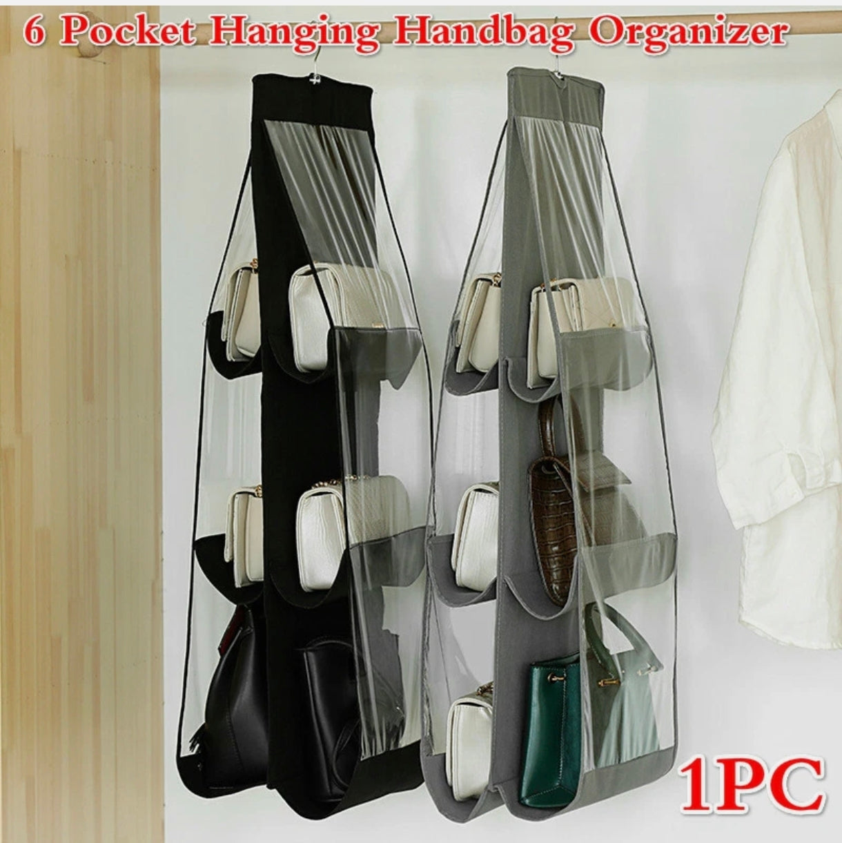 6/8 pockets bags organizer