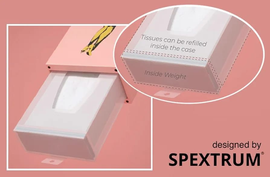 Skirt tissue box