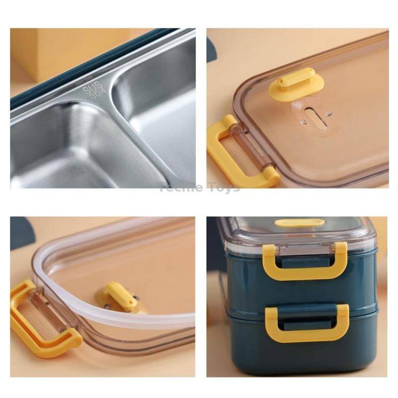 1 compartment stainless steel lunch box